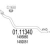 MTS 01.11340 Exhaust Pipe